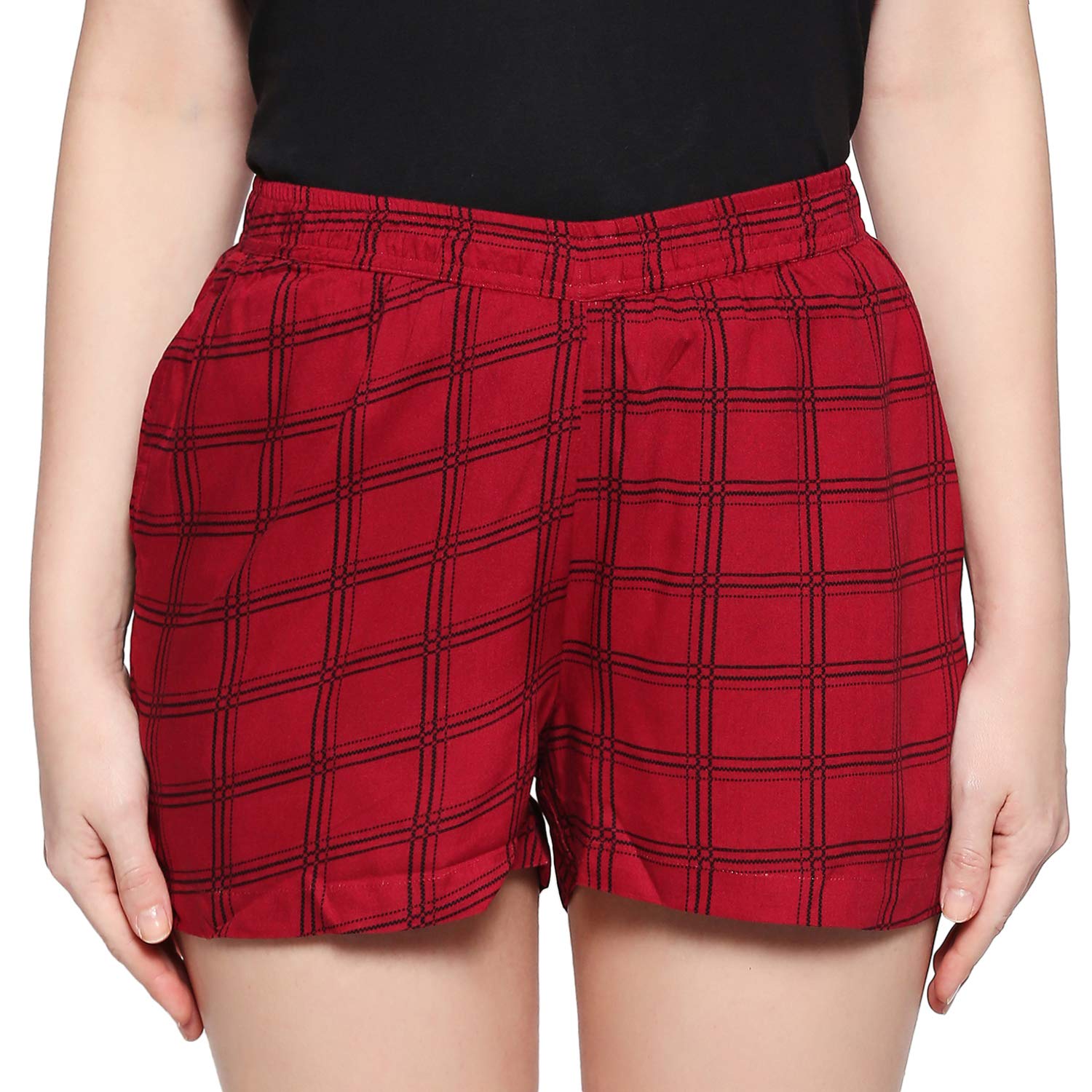 Longies Women's Regular Rayon Shorts