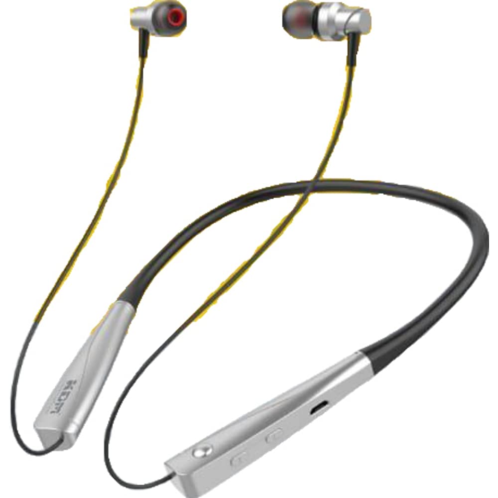 KDM Original A3 Active+ in-Ear Bluetooth Neckband Earphone with Extra Bass and Mic | 25 Hours Playtime and Wireless v5.0 for Music/Gym/Sports
